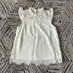 *2 for $30* Gorgeous lace top, girls sz L, like new